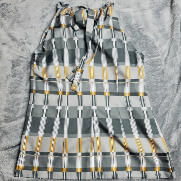 Banana Republic Factory Sleeveless Ruffle Blouse Size XS Petite - Picture 5 of 5